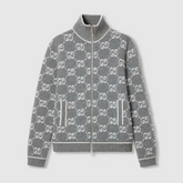 *VINTAGE* GUCCI® Cardigan Jacquard in Bouclé-Optik