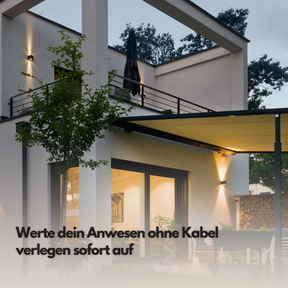 sternenwolke™ Kabellos Außenbereich Luxus-Wandleuchte | Das Original